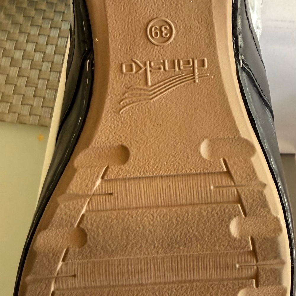 Dansko Woman’s Black Leather Clog-Sandal with Adjustable Strap - Picture 5 of 5
